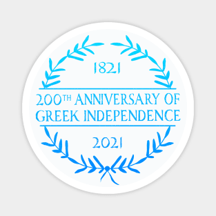 200th Anniversary of Greek Independence Celebration 2021 Magnet